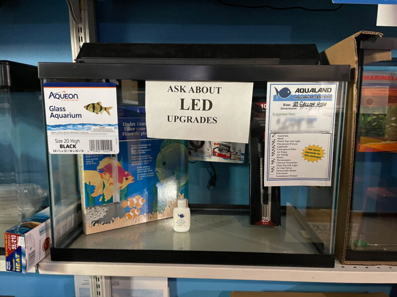 Aqualand Aquarium Center, Services